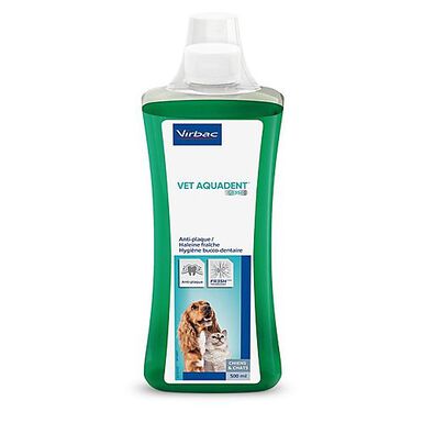 Virbac - Lotion Vet Aquadent Fresh pour Chiens et Chats - 500ml