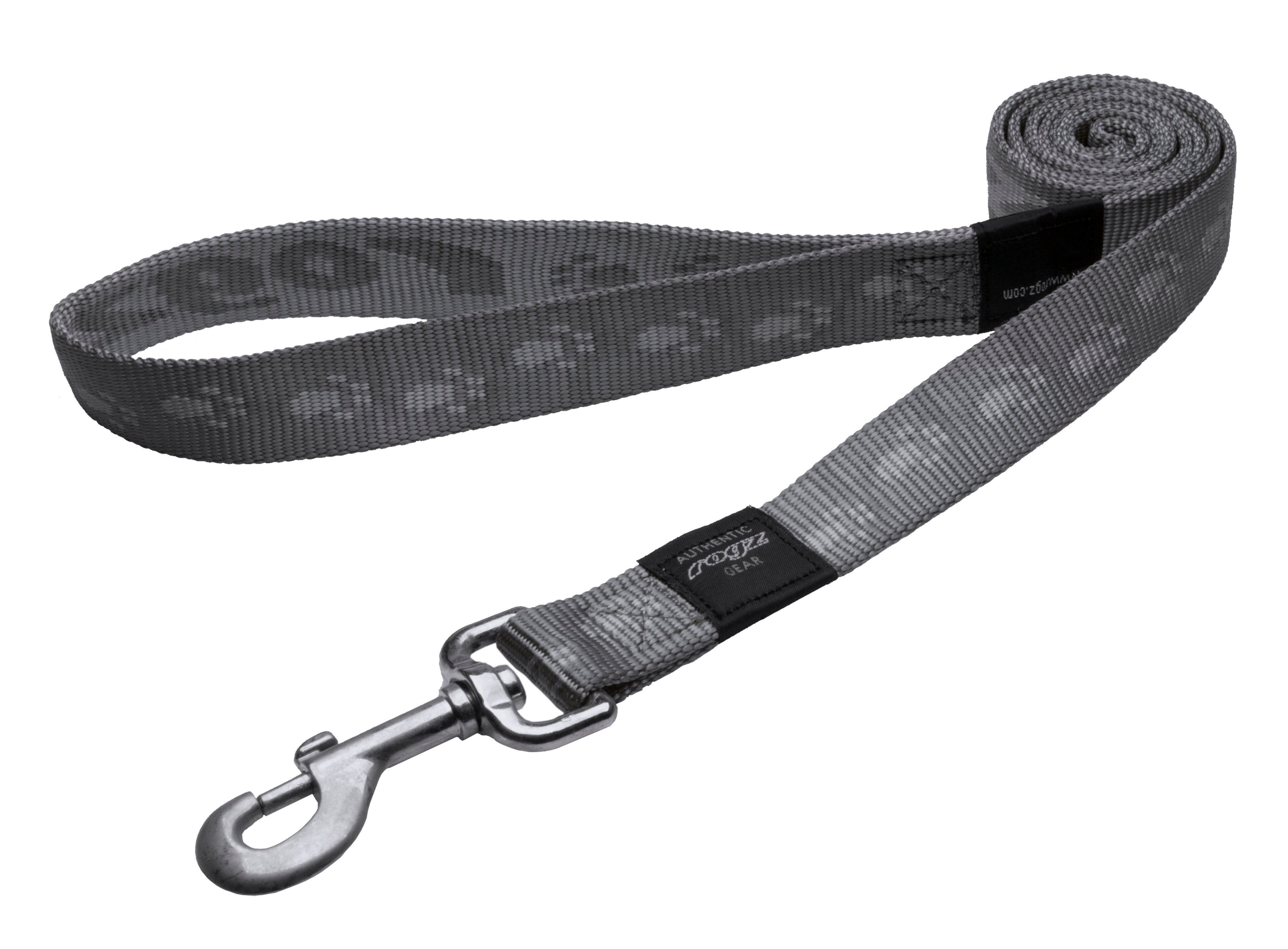 Rogz - Laisse Simple Alpinist Gris pour Chiens - XL Image num&eacute;ro 1