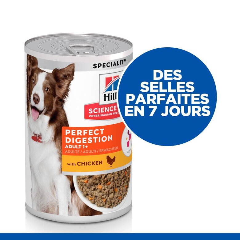 Hill's Science Plan Perfect Digestion boite pour chien - 363g Image numéro 2 Hill's Science Plan Perfect Digestion boite pour chien - 363g Image numéro 2