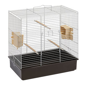 Ferplast - Cage Sonia pour Oiseaux - Gris