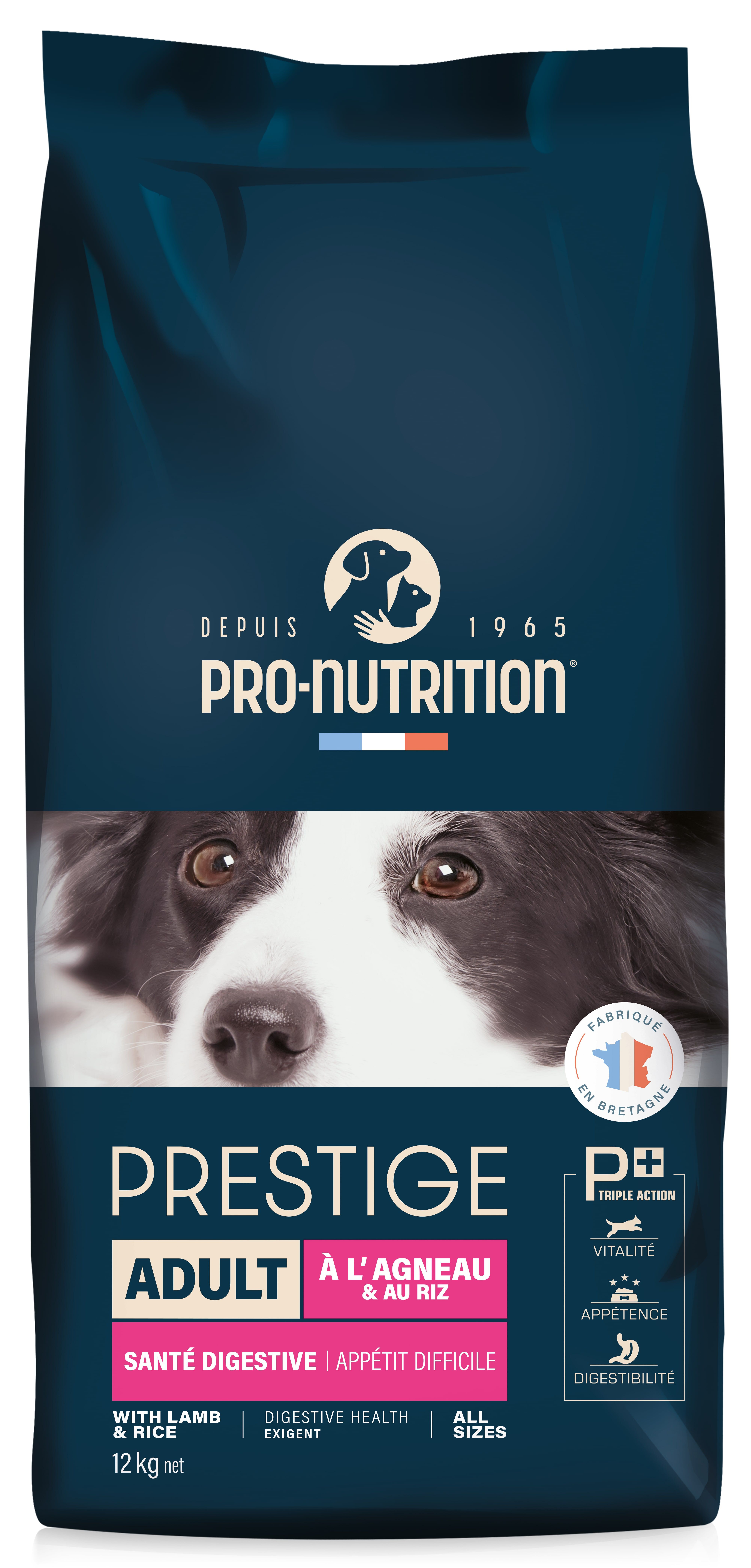 Pro-Nutrition - Croquettes Prestige Adult Agneau et Riz pour Chiens - 12Kg Image num&eacute;ro 1
