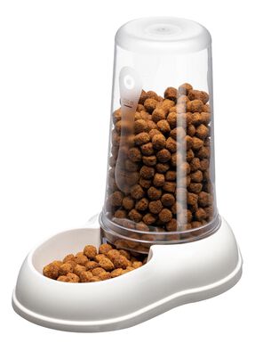 Ferplast - Distributeur Azimut 1500 Eau / Nourriture pour Chiens - Blanc