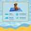 Summer Vibes -Tapis Rafraichissant Bleu pour Chiens - S Indicateur image num&eacute;ro 4