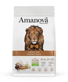 Amanova - Croquettes Adult au Poulet pour Chats - 6Kg Amanova - Croquettes Adult au Poulet pour Chats - 6Kg