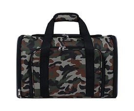 Wouapy - Sac de Transport Camping Camouflage pour Chien - 45x25x28cm