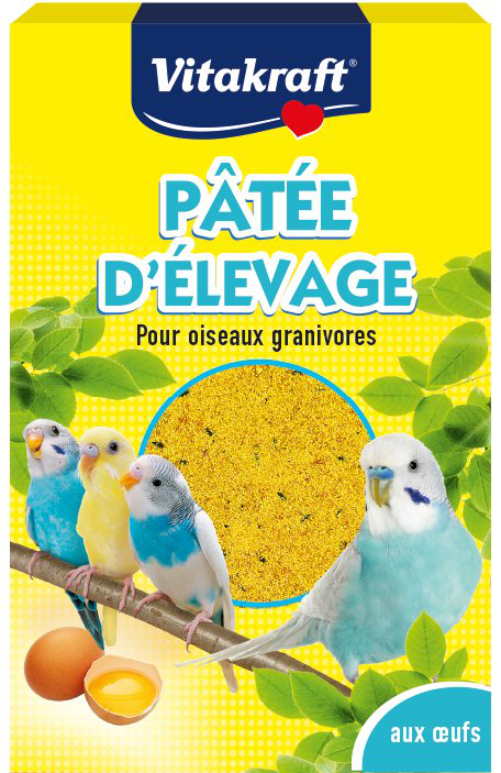 Vitakraft - Aliments P&acirc;t&eacute;e d'&Eacute;levage aux &OElig;ufs pour Oisillons - 100g Image num&eacute;ro 1