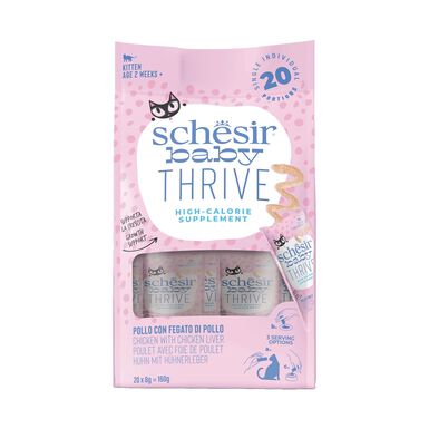 Schesir - Sachets Baby Thrive au Poulet et Foie De Poulet - 160g