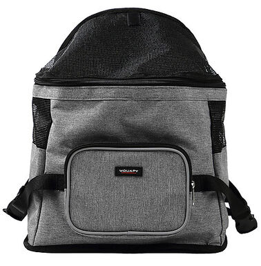 Wouapy - Sac de Transport Ventral pour Chien - Gris