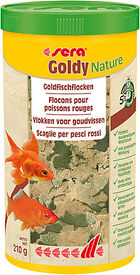 Sera - Aliment en Flocons Goldy Nature pour Poissons Rouges - 1L