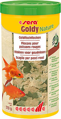 Sera - Aliment en Flocons Goldy Nature pour Poissons Rouges - 1L