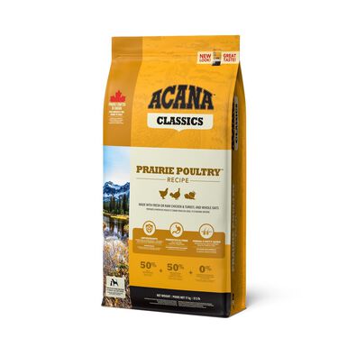 Acana - Croquettes Prairie Poultry au Poulet pour Chiens - 14,5Kg