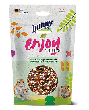 Bunny Nature - Snack Enjoy Nature Mélange aux Larves de Mouche Soldat - 40g