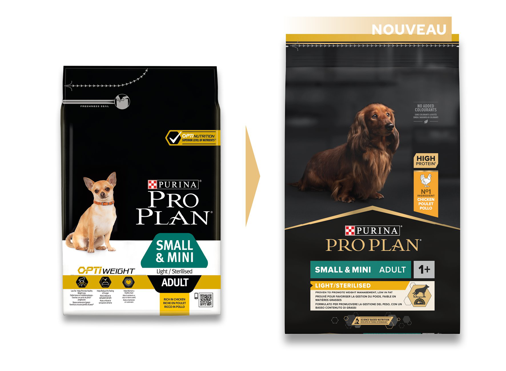 Pro Plan - Croquettes OPTIWEIGHT Small & Mini Light Sterilised Poulet pour Chien - 3Kg Image num&eacute;ro 3