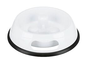Trixie - Gamelle AntiGlouton SLOW FEED en Inox pour Chien