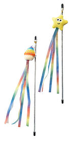 Croci - Jouet Canne à Pêche Colorful pour Chats - 40cm