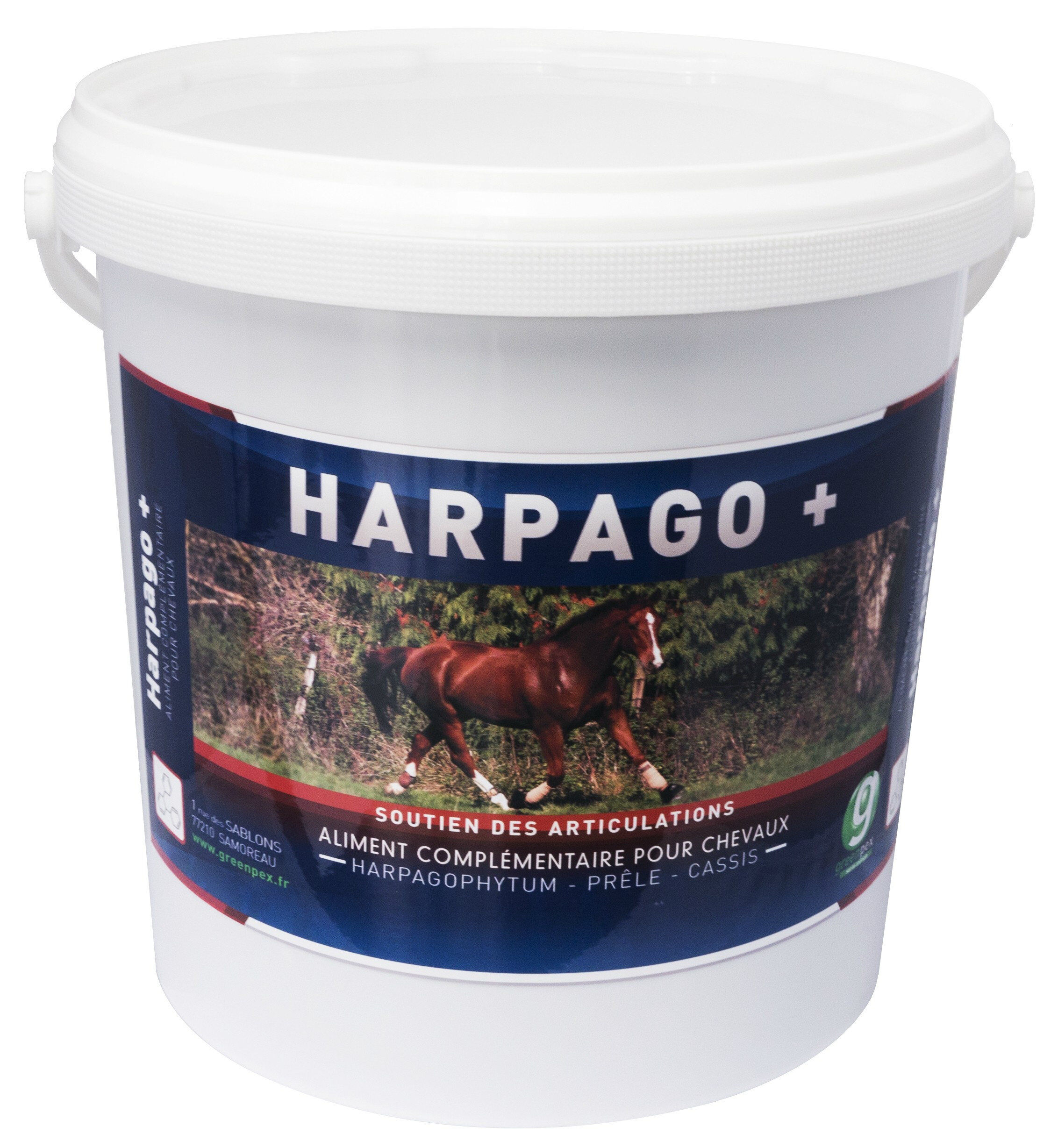 Greenpex - Seau HARPAGO + Soins pour Chevaux - 4,5Kg Image num&eacute;ro 2