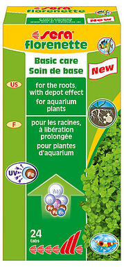 Sera - Soin de Base pour les Racines Florenette pour Plantes d'Aquarium - x24