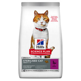 Hill's Science Plan - Croquettes Young Adult Stérilisé au Canard pour Chat