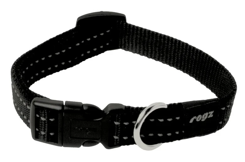 Rogz - Collier Utility Noir pour Chiens - 20/31x1,1cm Image numéro 1 Rogz - Collier Utility Noir pour Chiens - 20/31x1,1cm Image numéro 1