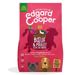 Edgard & Cooper - Croquettes BIO au B½uf et Poulet pour Chien