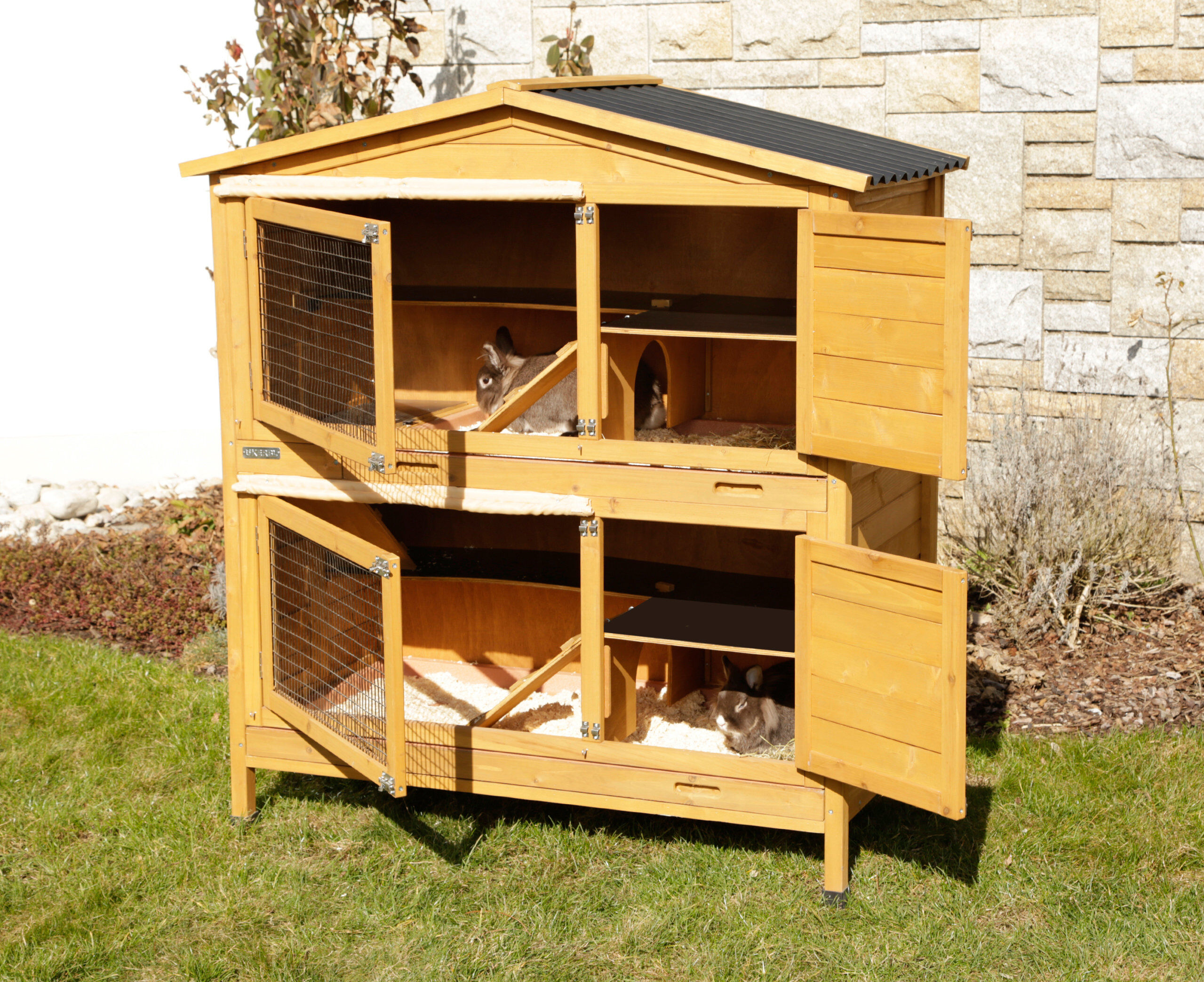 Kerbl - Clapier Appartement pour Lapins - 130cm Image num&eacute;ro 2