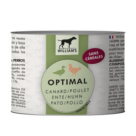 William's - Pâtée OPTIMAL au Canard et Poulet pour Chien