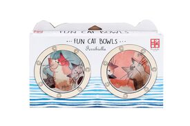 Ferribiella - Etui 2 Bols Aquarelle pour Chats - 390mlx2