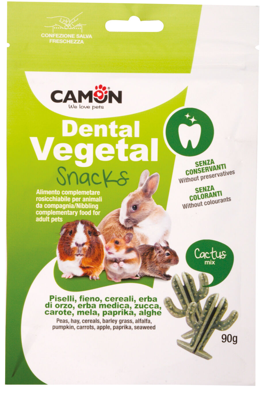 Camon - Friandises Cactus Mix pour Rongeurs - 90g Image num&eacute;ro 2