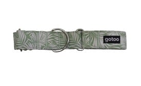 Gotoo - Collier Lévrier Botanique Khaki pour Chien - 36/50cm