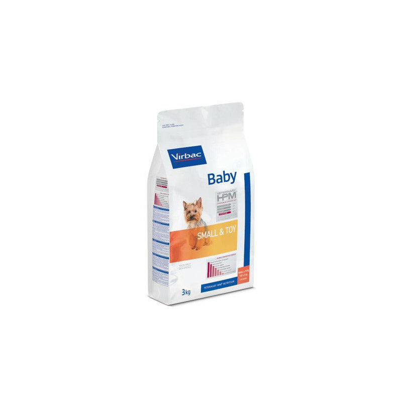Virbac - Croquettes Veterinary HPM Baby Small & Toy pour Chiots - 3Kg Image num&eacute;ro 1