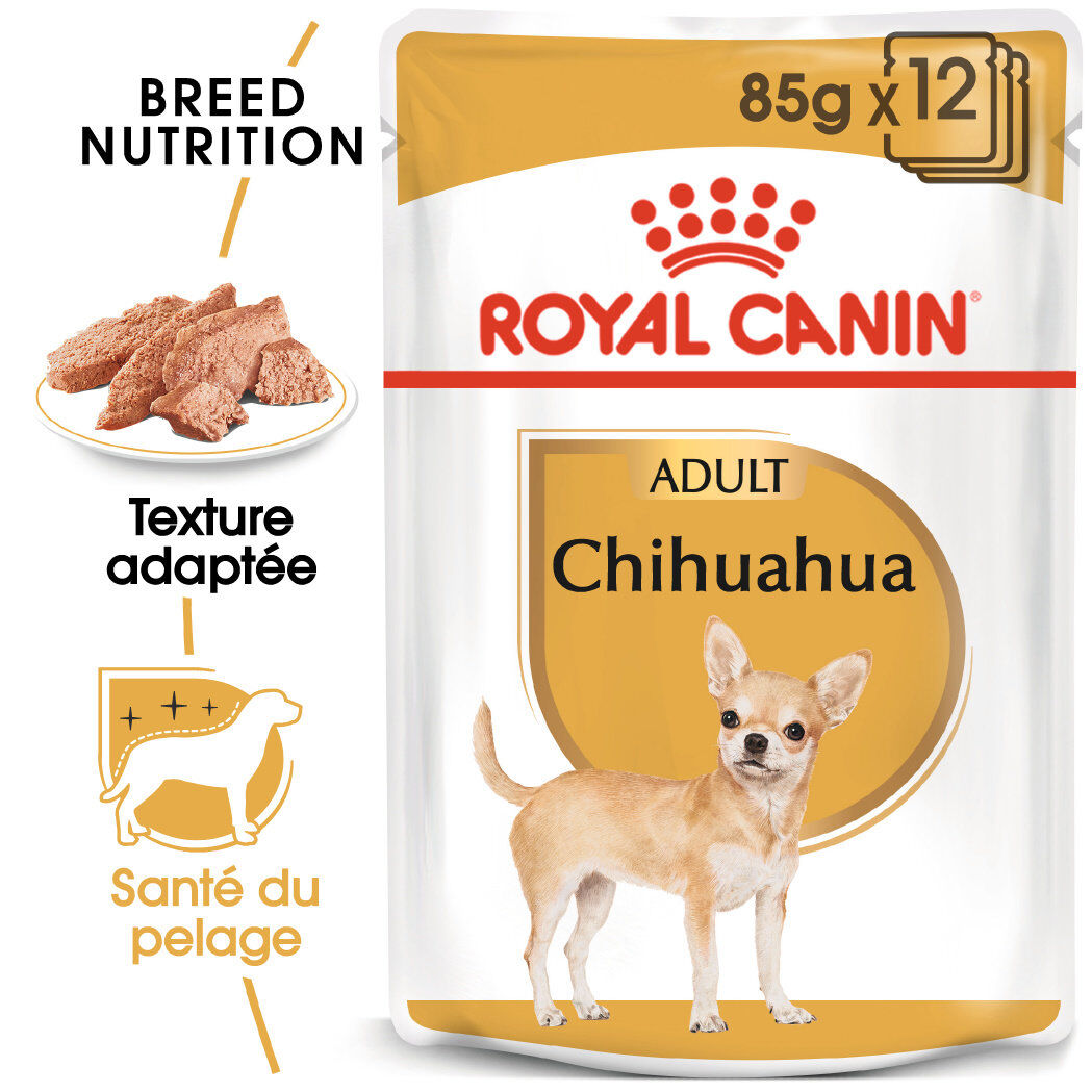 Royal Canin - P&acirc;t&eacute;e en mousse CHIHUAHUA ADULT pour chiens - 12X85G Image num&eacute;ro 1