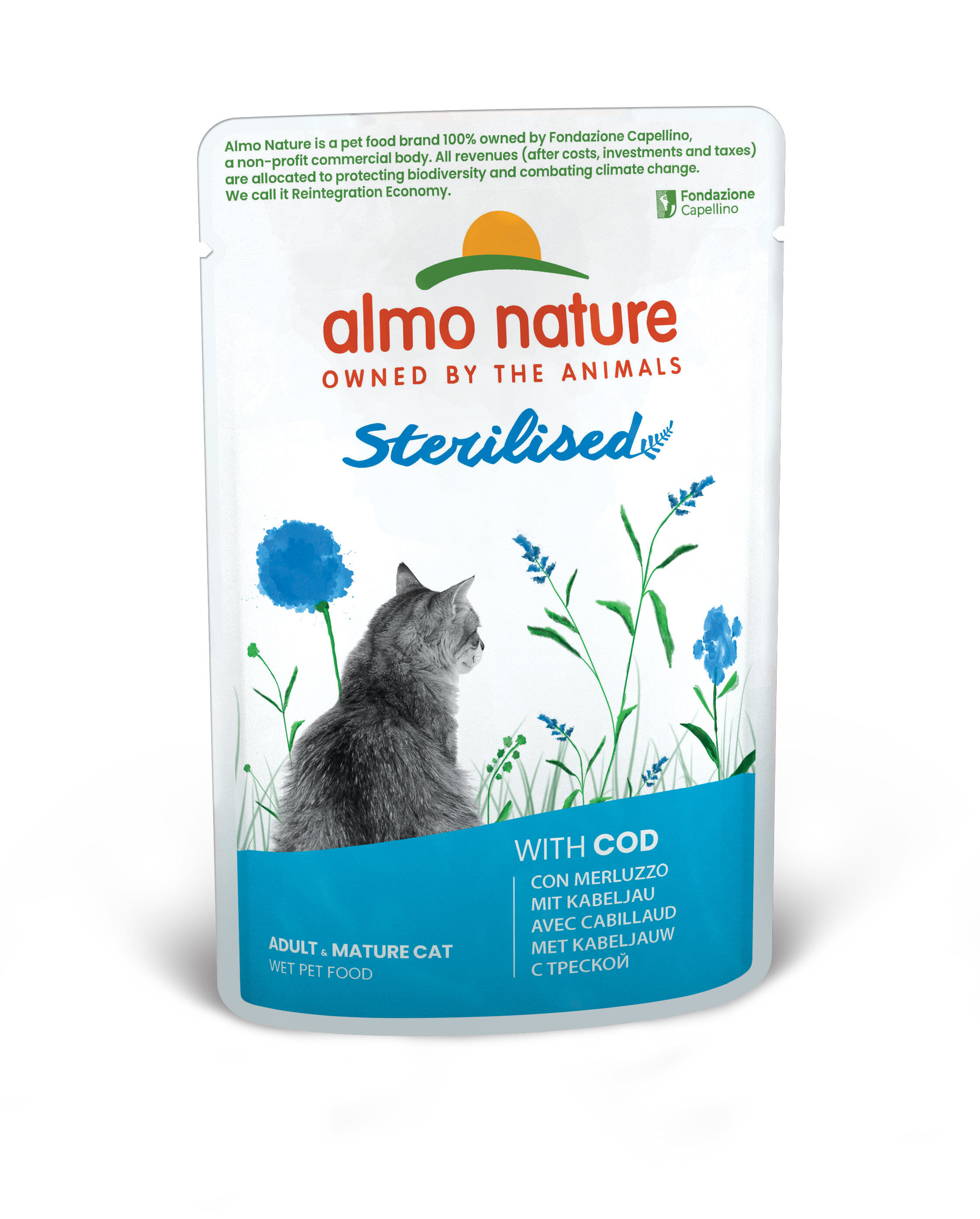 Almo Nature Holistic Fonctionnel - Sterilised Cabillaud - Pochon 70 Gr Image num&eacute;ro 1