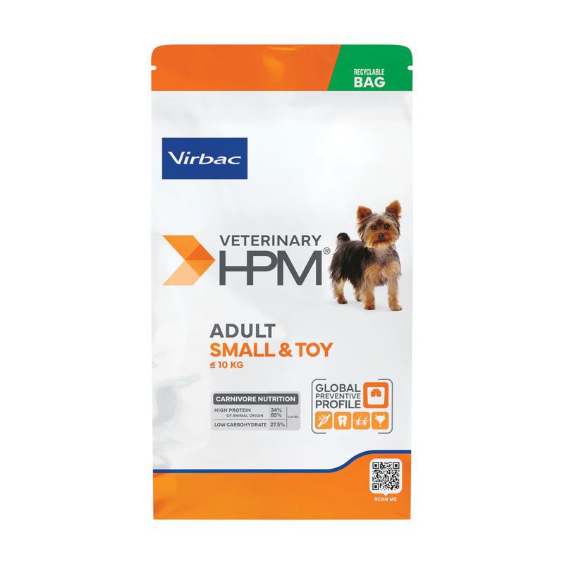 Virbac - Croquettes Veterinary HPM Adult Small & Toy Dog pour Chiens - 1.5Kg Image num&eacute;ro 1