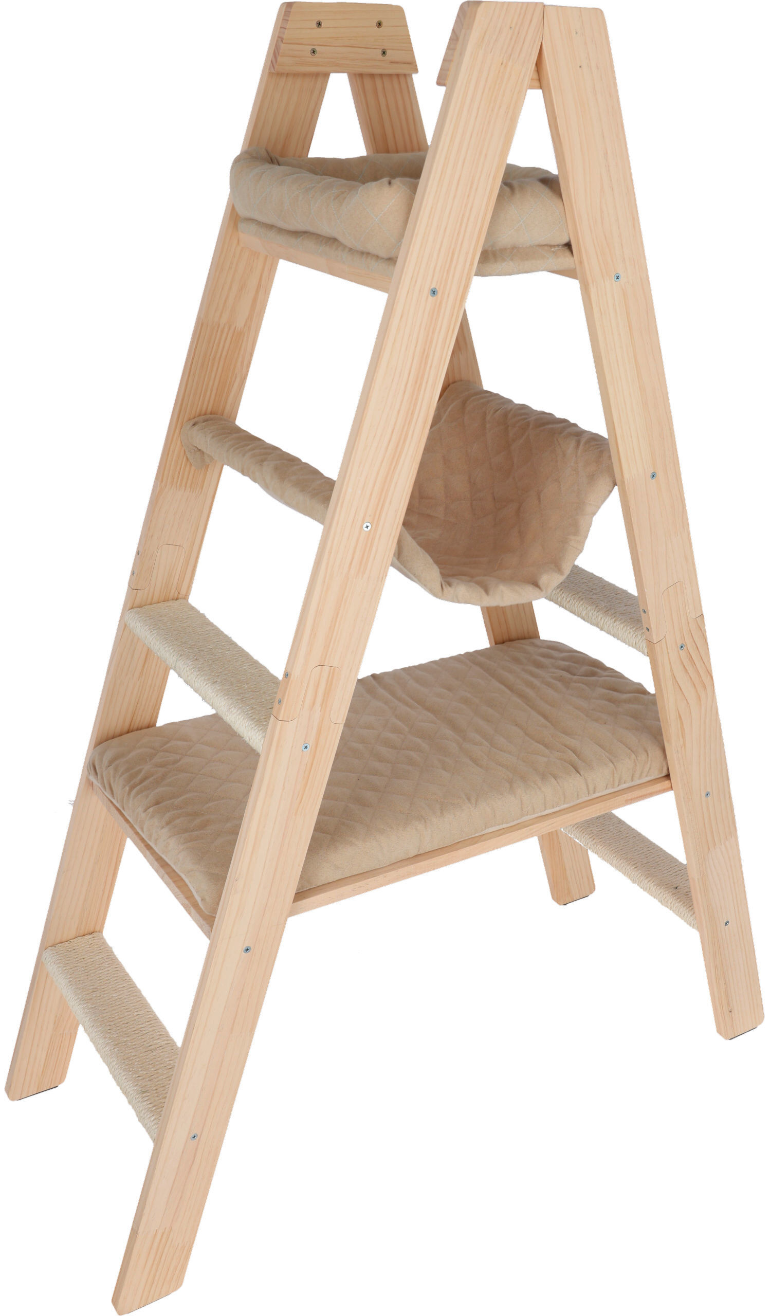Kerbl - Arbre &agrave; chat Ladder Beige - 97x39,5x134 cm Image num&eacute;ro 1
