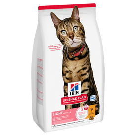 Hill's Science Plan - Croquettes Light Adult Poulet pour Chat