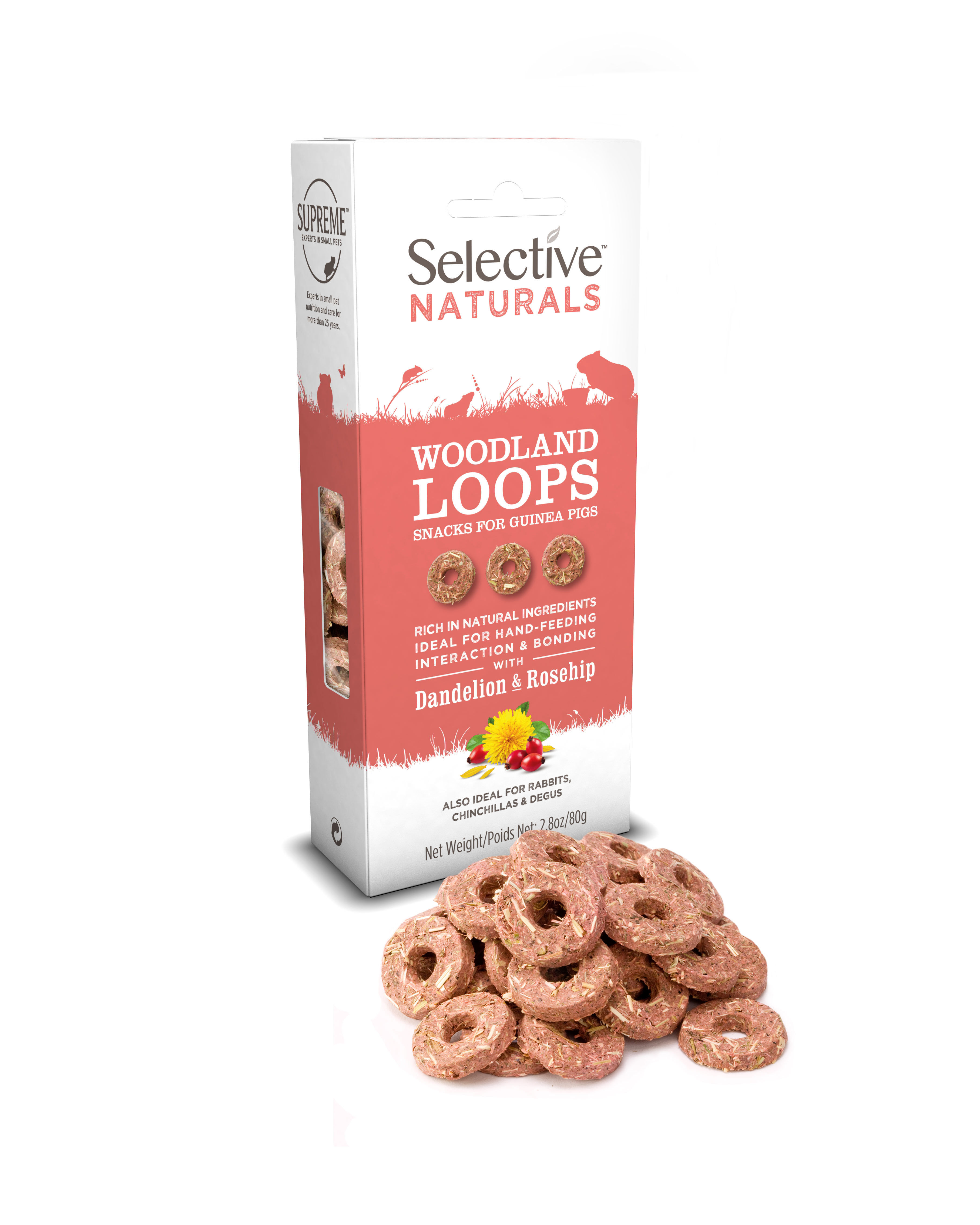 Supreme Science - Selective Naturals Woodland Loops pour Rongeurs - 80g Image num&eacute;ro 2