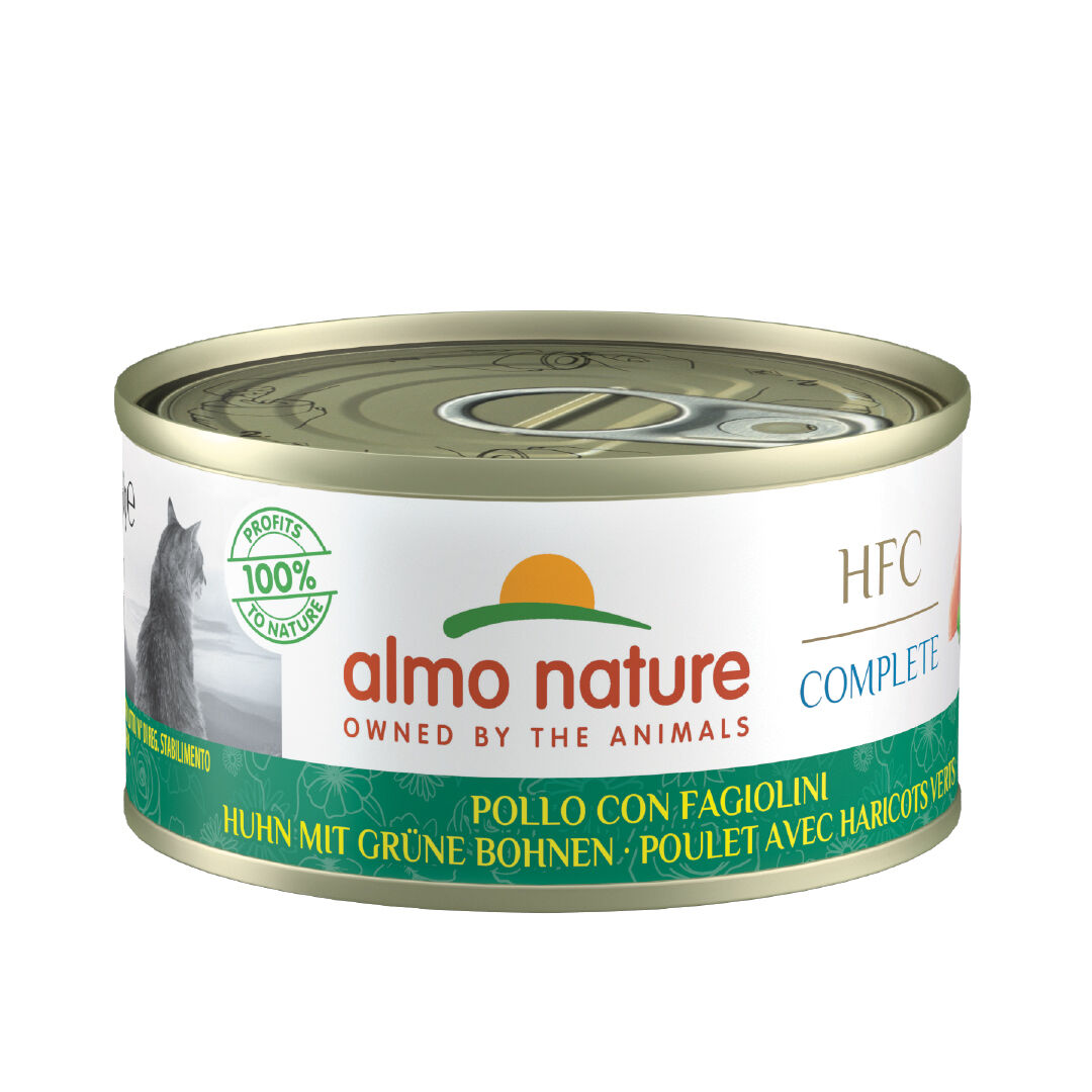 Almo Nature - P&acirc;t&eacute;e en Bo&icirc;te HFC au Poulet et Haricots Verts pour Chat - 70g Image num&eacute;ro 1