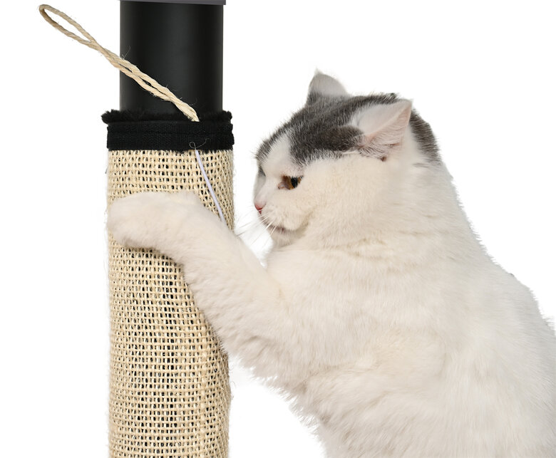 Leeby - Griffoir Pied Table pour Chats - 44,5x5cm Image numéro 3 Leeby - Griffoir Pied Table pour Chats - 44,5x5cm Image numéro 3