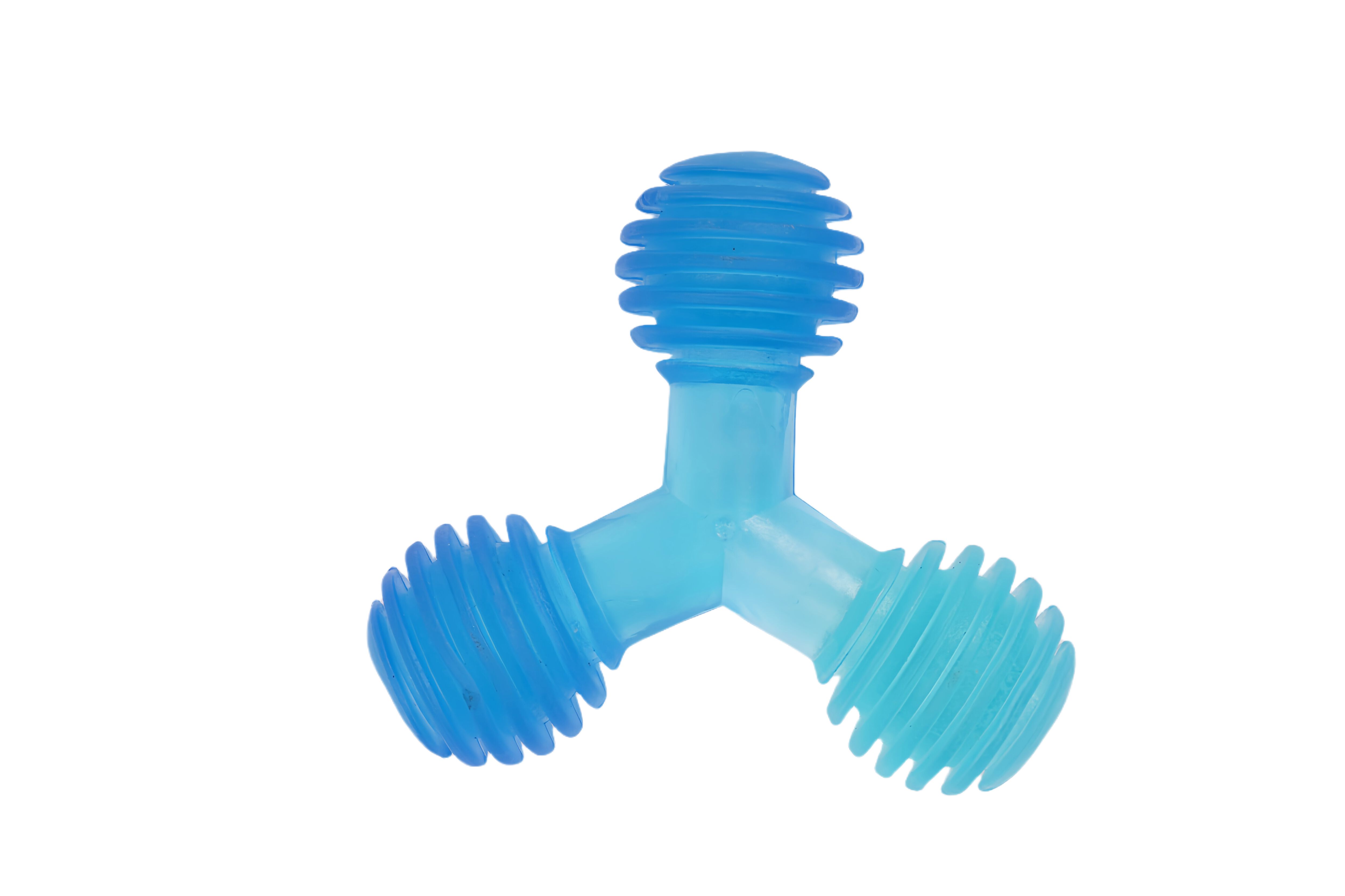 Tootoy! - Jouet Balle en Caoutchouc pour Chiens - Bleu Image num&eacute;ro 4