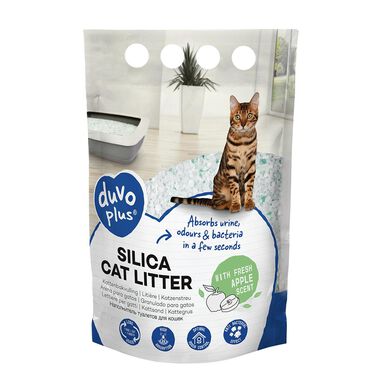 Duvoplus - Premium Silica litière pommes - 5L