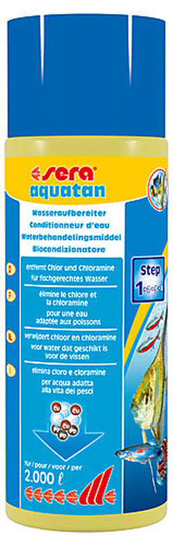 Sera - Conditionneur d'Eau Aquatan pour Aquarium - 500ml image number null