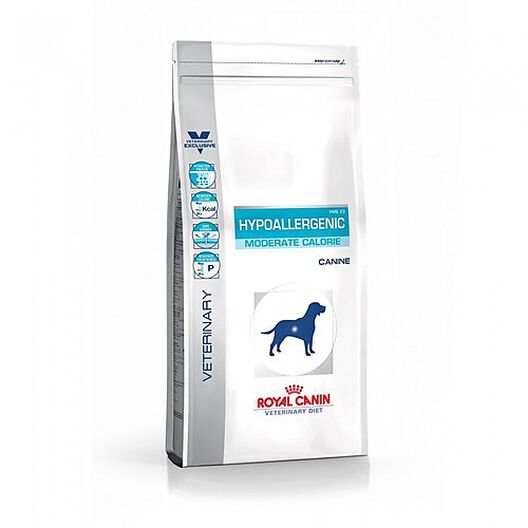 Royal Canin - Croquettes Veterinary Diet Hypoallergenic Moderate Calorie pour Chien - 1,5Kg image number null