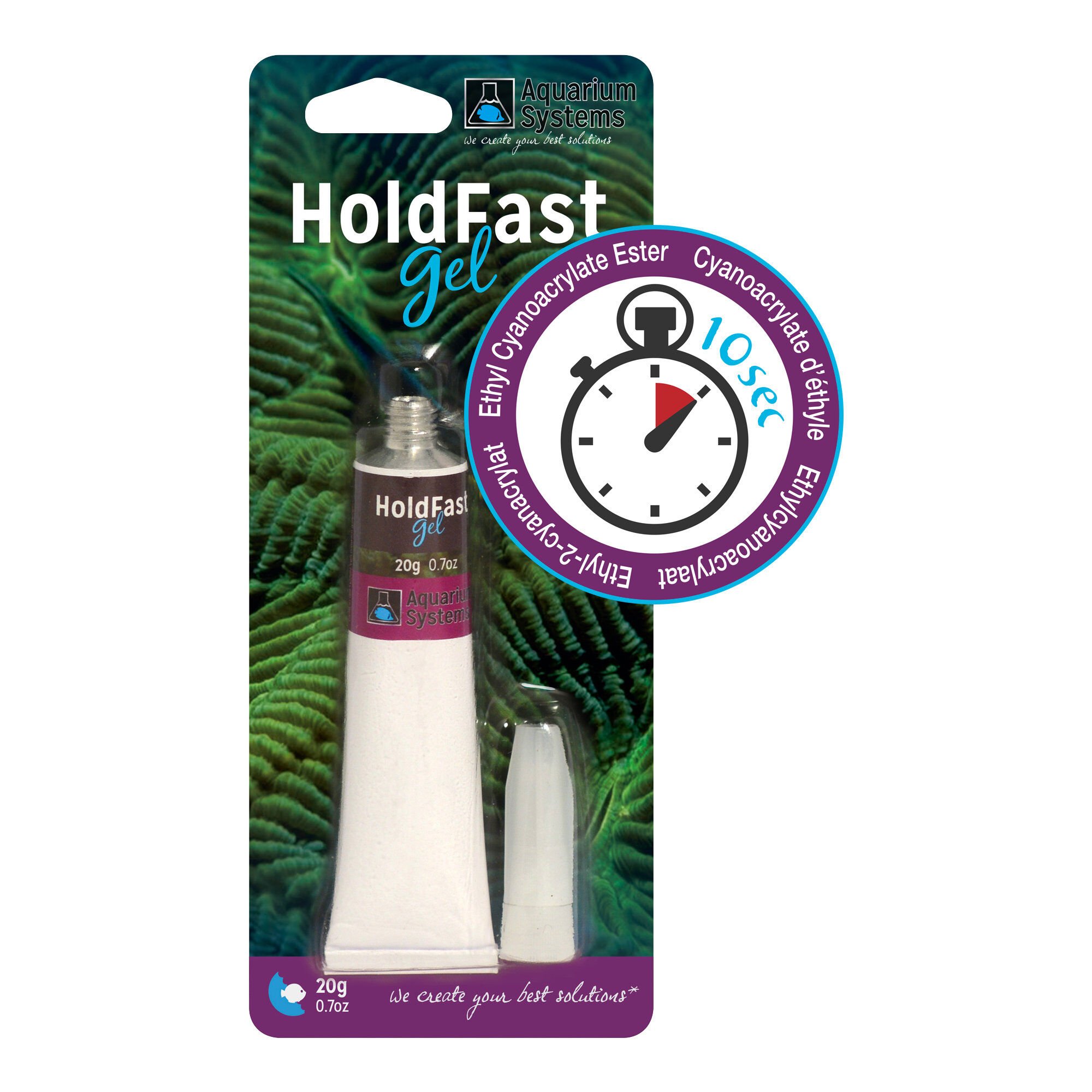 Aquarium Systems - Colle Hold Fast Gel Coraux et Plantes - 20g Image num&eacute;ro 1