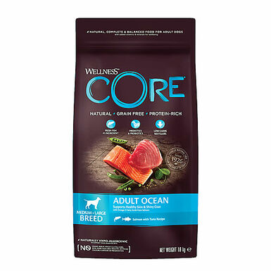 Wellness CORE - Croquettes Océan Saumon et Thon pour Chien - 1,8Kg