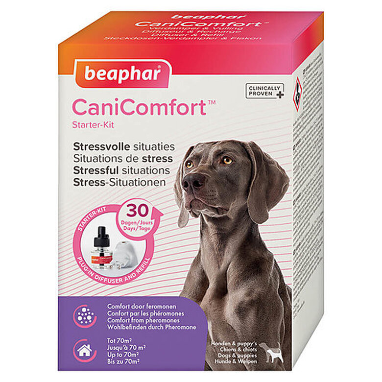 Beaphar - Diffuseur + Recharge CaniComfort 30J Anti-Stress pour Chien - 48ml image number null