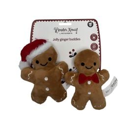 Wonder Christmas - Peluches Pain D&eacute;pices de No&euml;l x2 - S