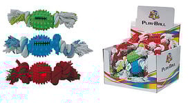 Croci - Jouet Balle avec Corde Vinyle pour Chiens - 25cm
