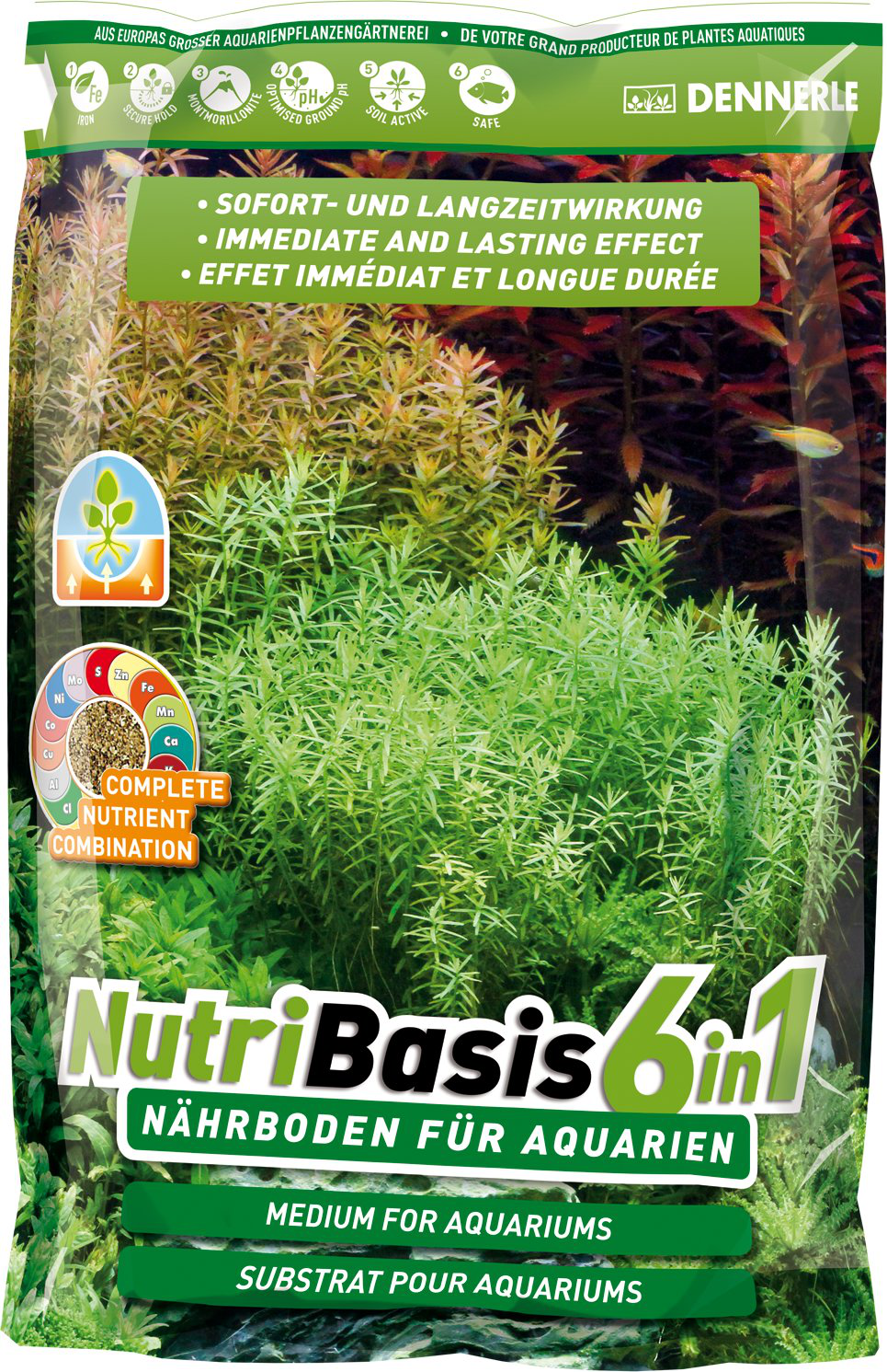 Dennerle - Sol Nutritif NutriBasis 6in1 Eau Douce - 9,6Kg Image num&eacute;ro 1