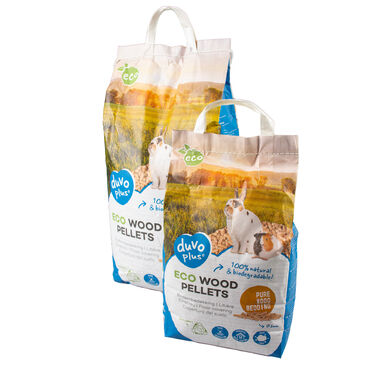 Duvoplus - ECO Granulés de Bois Litière - 3,6kg/8L