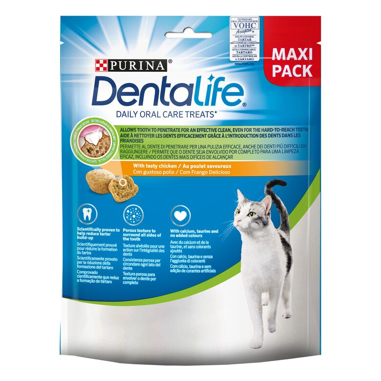 Dentalife - Friandises au Poulet pour chats adultes - 140g Image numéro 2 Dentalife - Friandises au Poulet pour chats adultes - 140g Image numéro 2